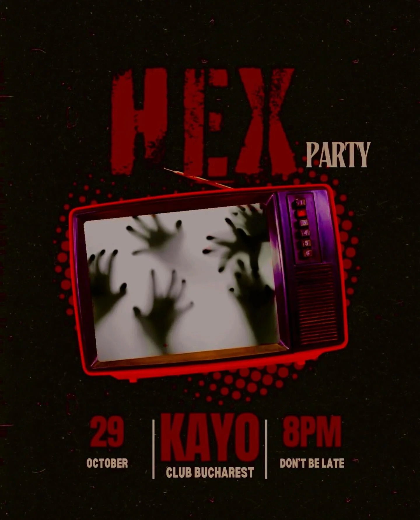 Afișul evenimentului HEX Party